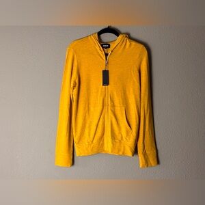 MONROW YELLOW HOODIE SMALL